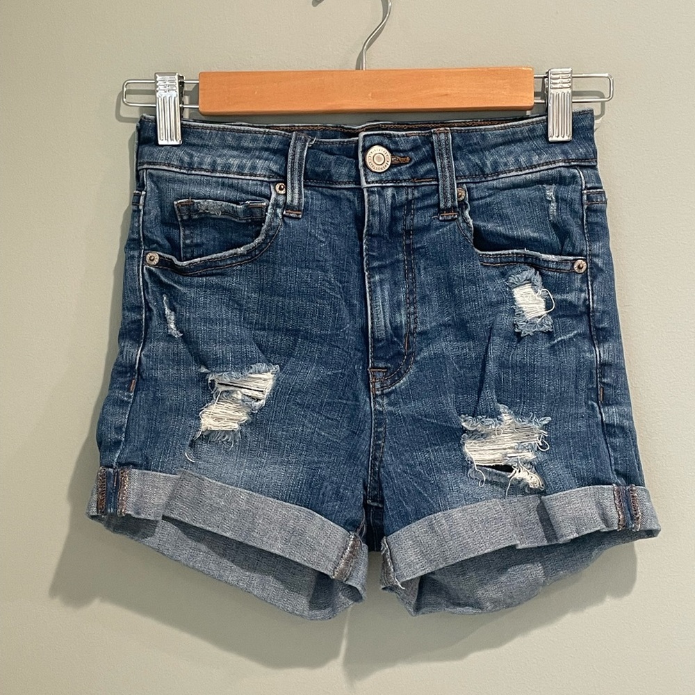 Aero Jean Super High Rise Midi‎ Shorts Size 0